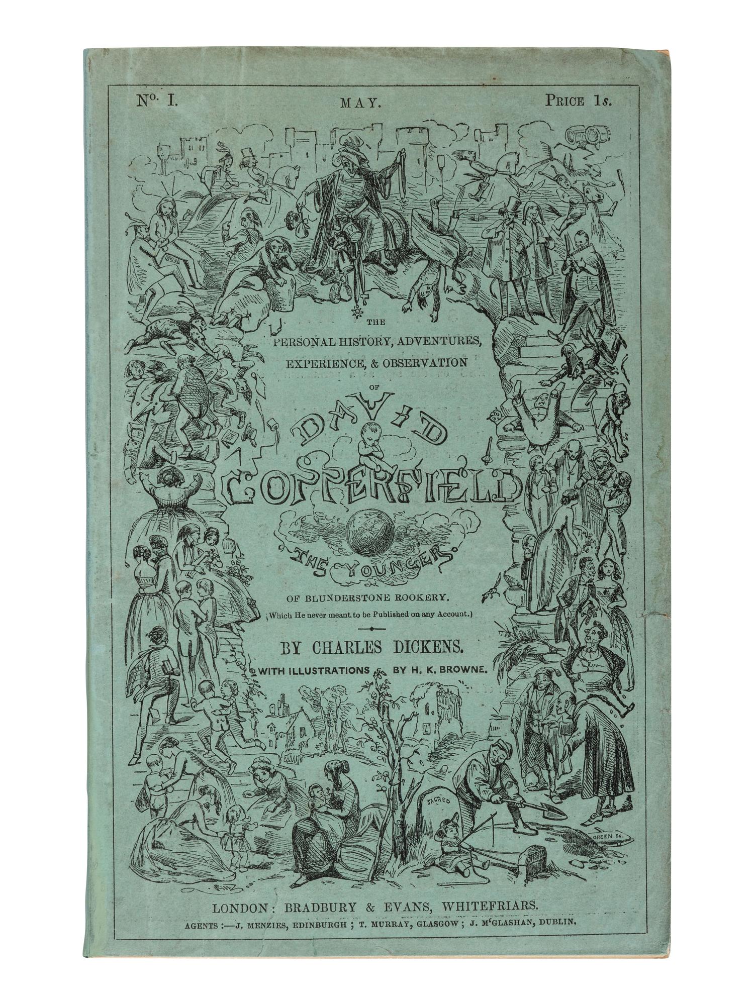 DICKENS, Charles (1812-1870). The Personal History... of David Copperfield . London: Bradbury and Evans, May 1849 - November 1850.
