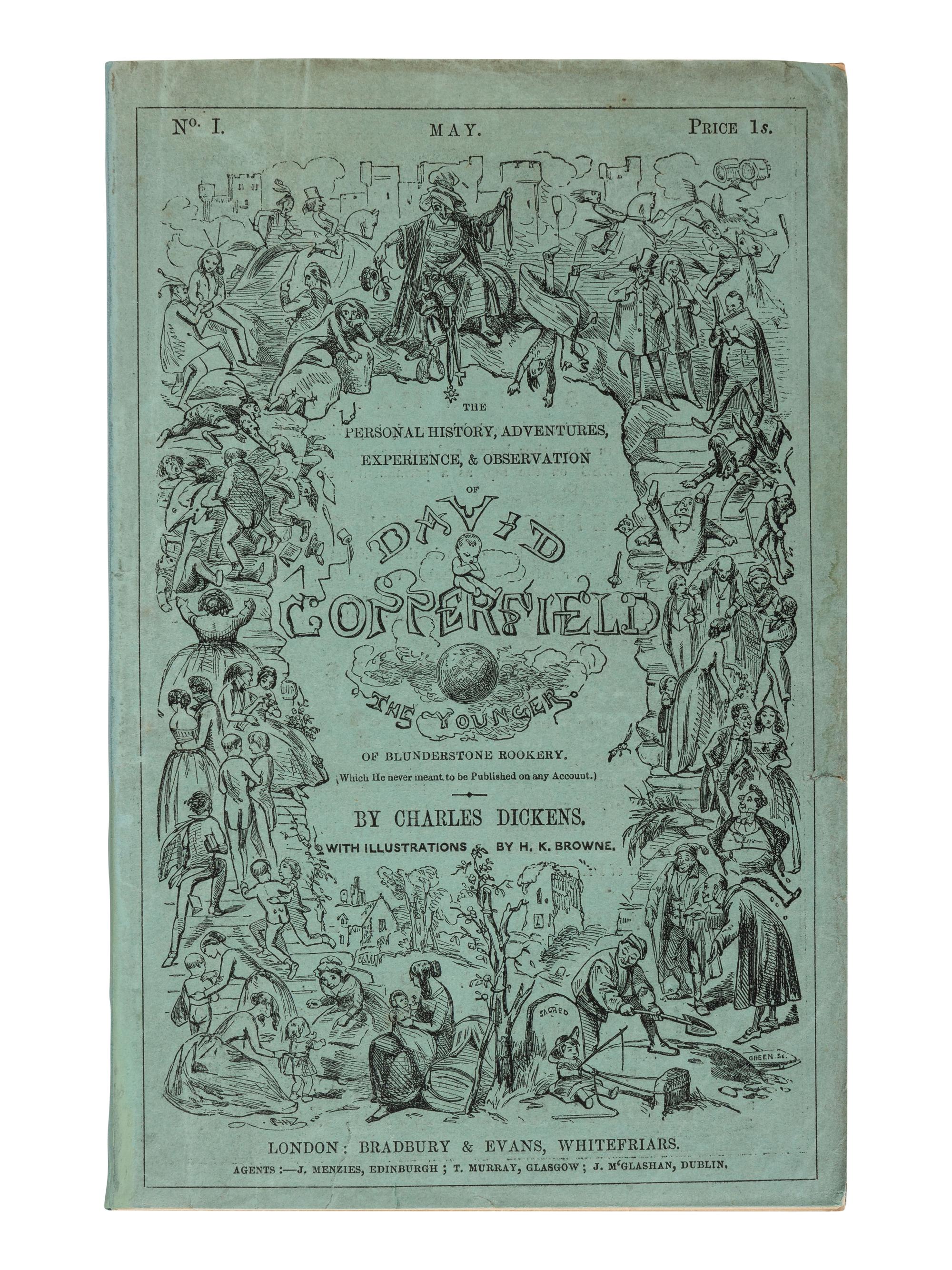 DICKENS, Charles (1812-1870). The Personal History... of David Copperfield . London: Bradbury and Evans, May 1849 - November 1850.