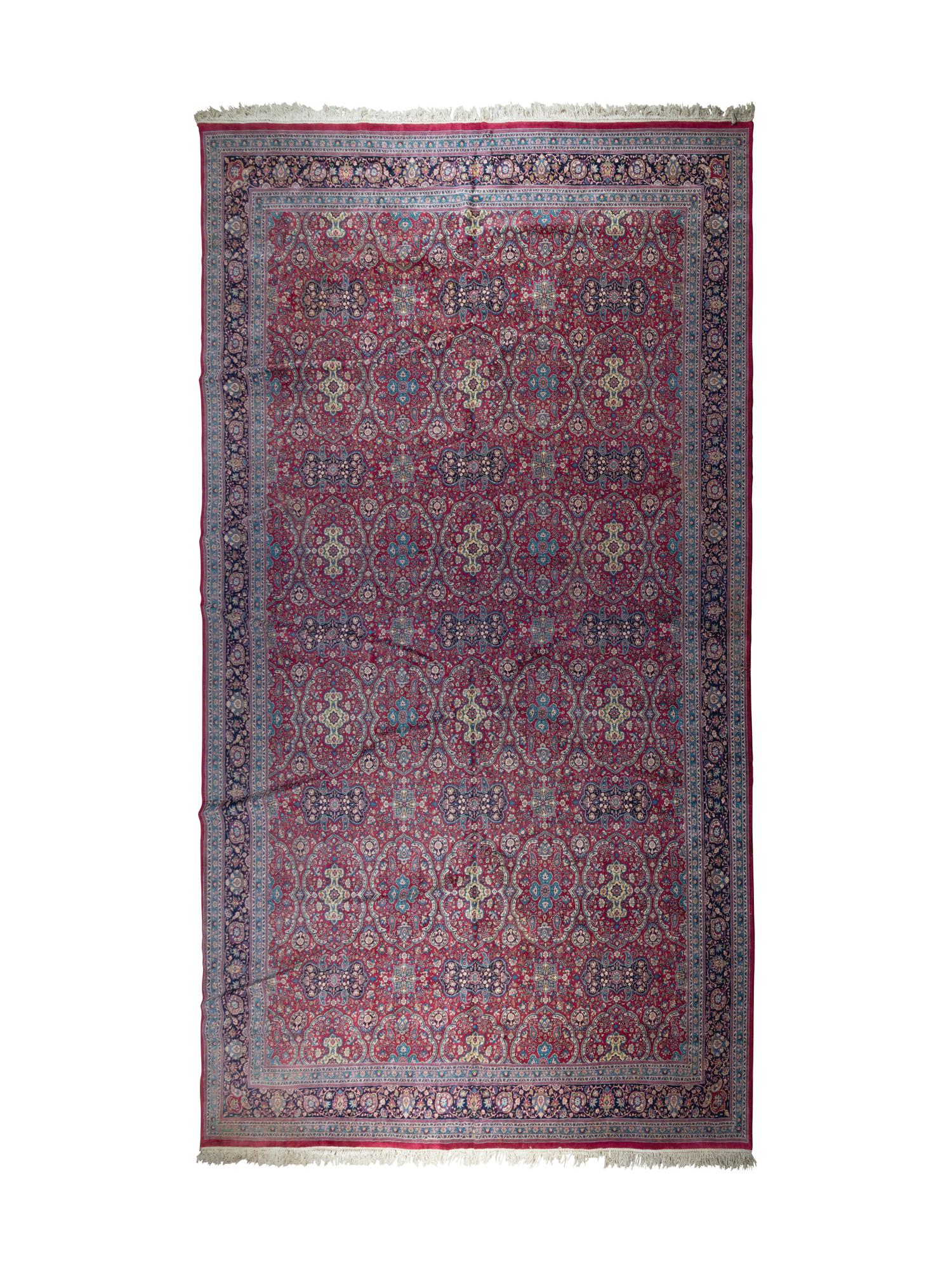 A Kashan Wool Rug