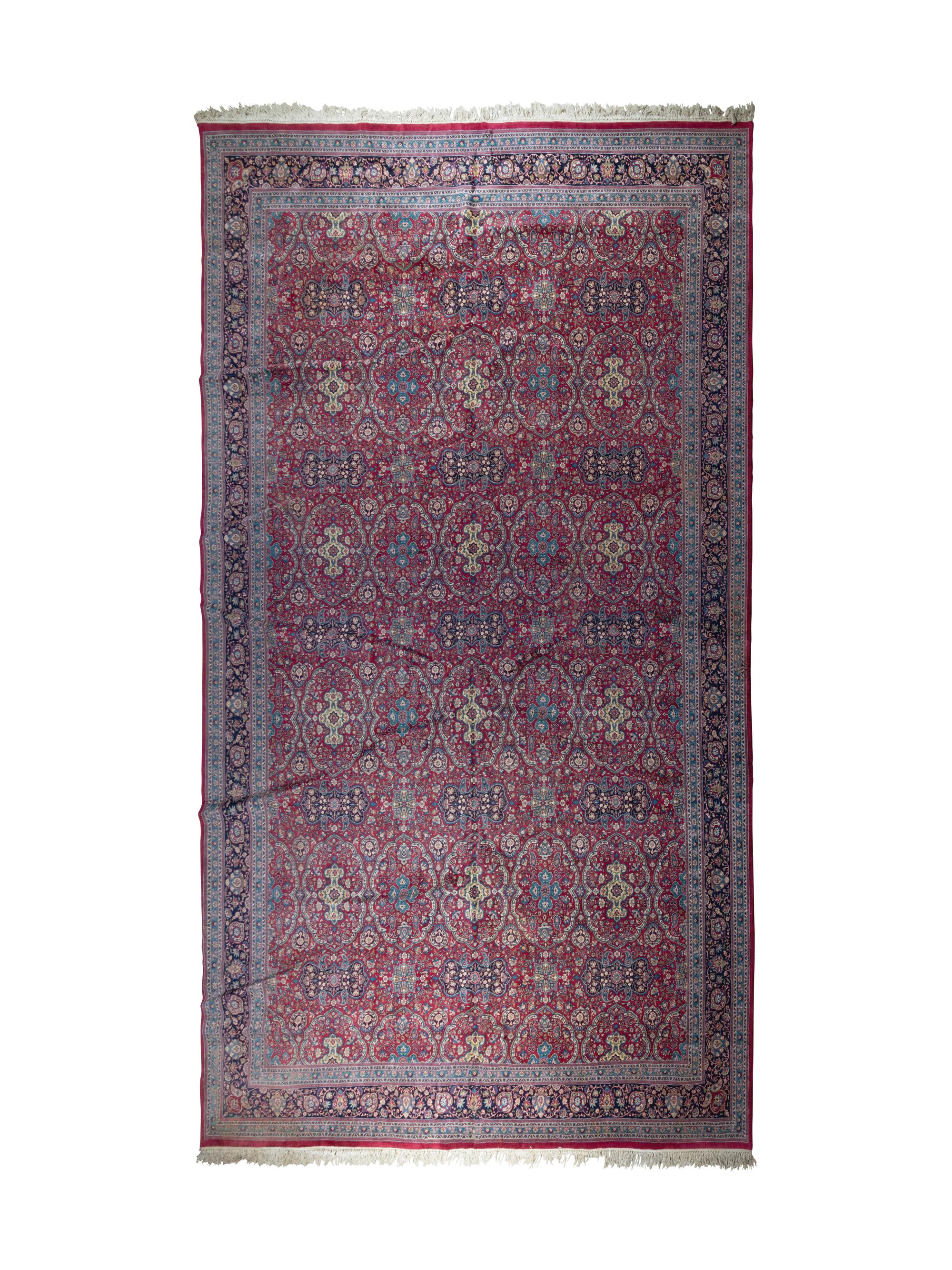 A Kashan Wool Rug