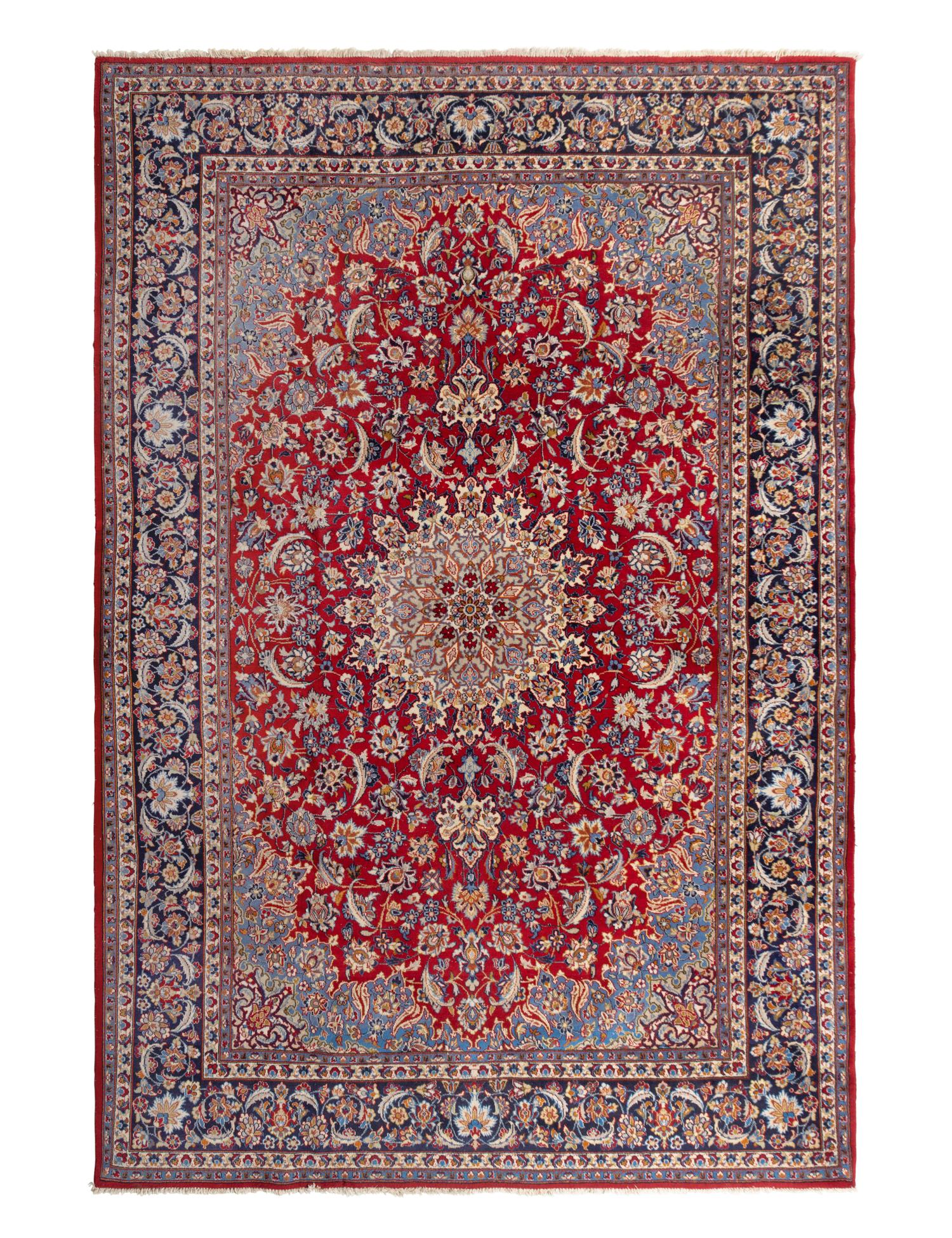 A Kashan Wool Rug