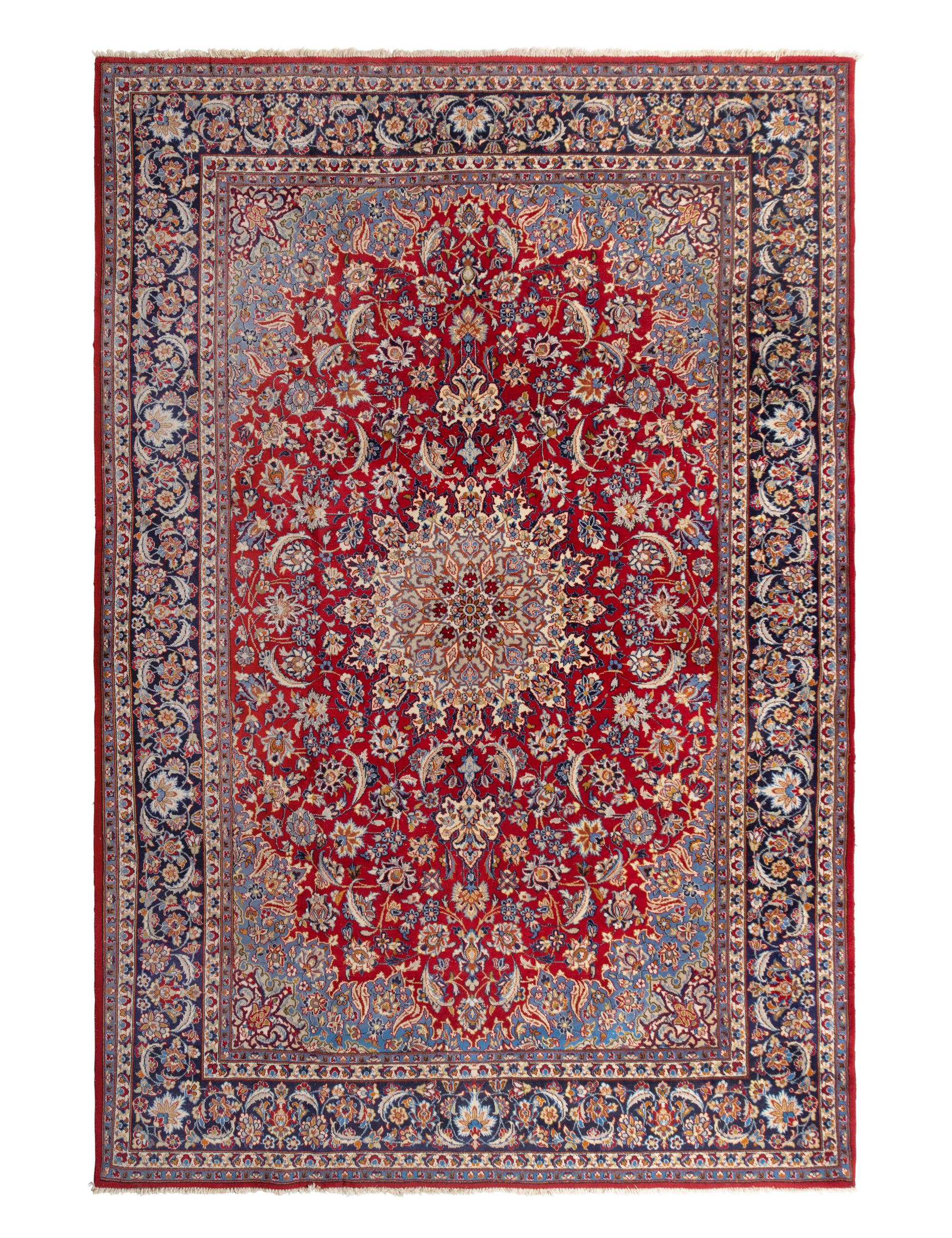 A Kashan Wool Rug