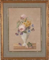 Manner of Pierre Joseph Redouté (French, 1759–1840) - Vase of Flowers