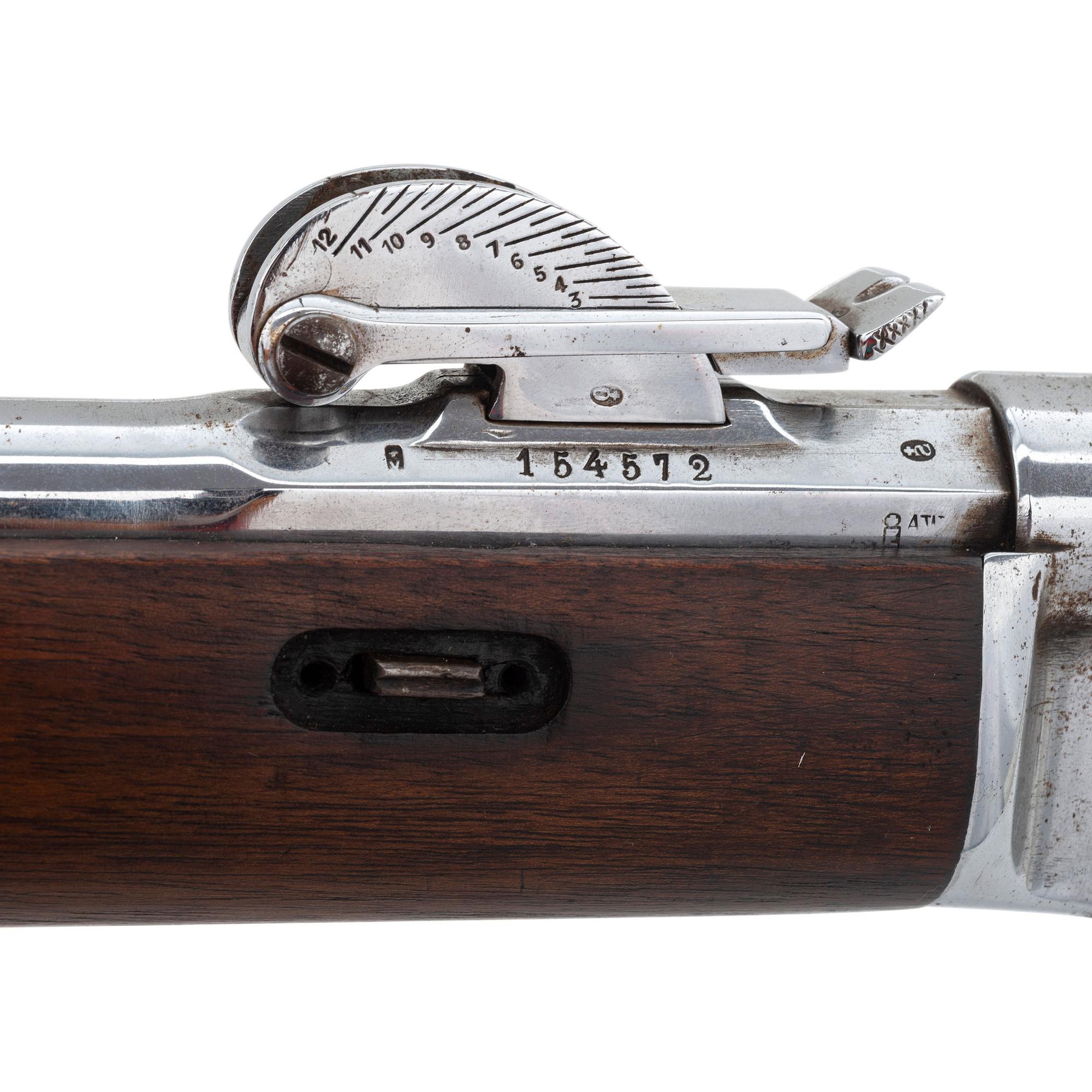 Nickel Plated Swiss Vetterli M.78 Rifle