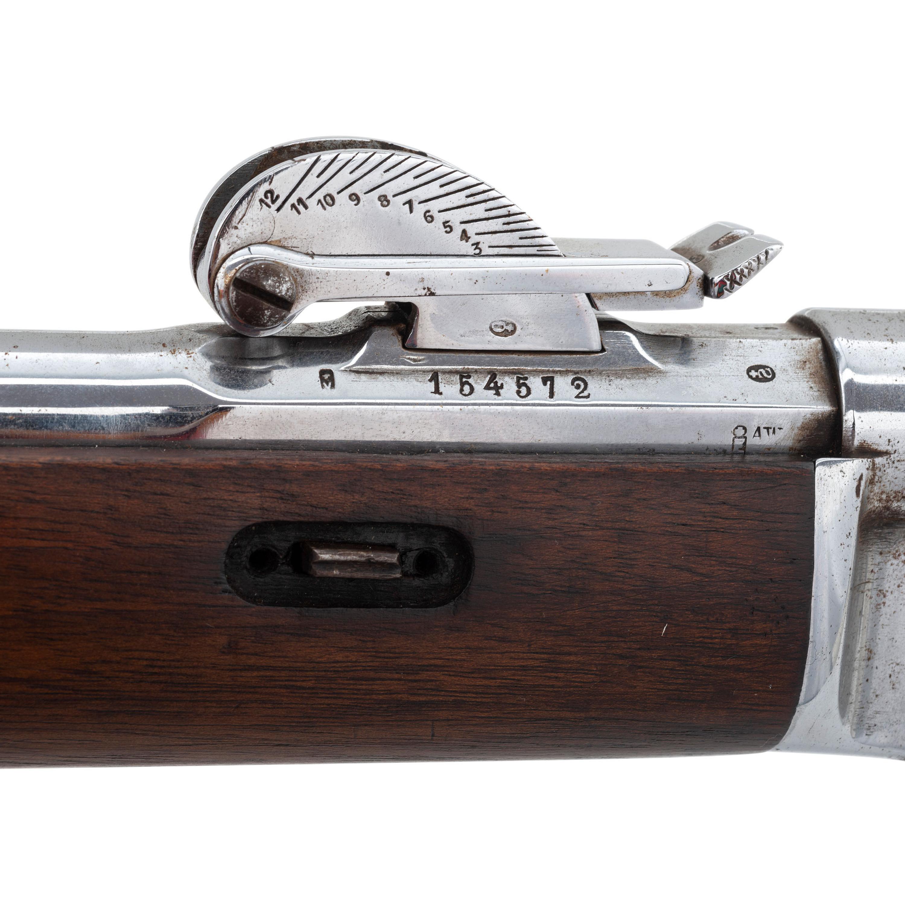 Nickel Plated Swiss Vetterli M.78 Rifle
