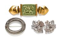 A Group of Three Belt Buckles,
