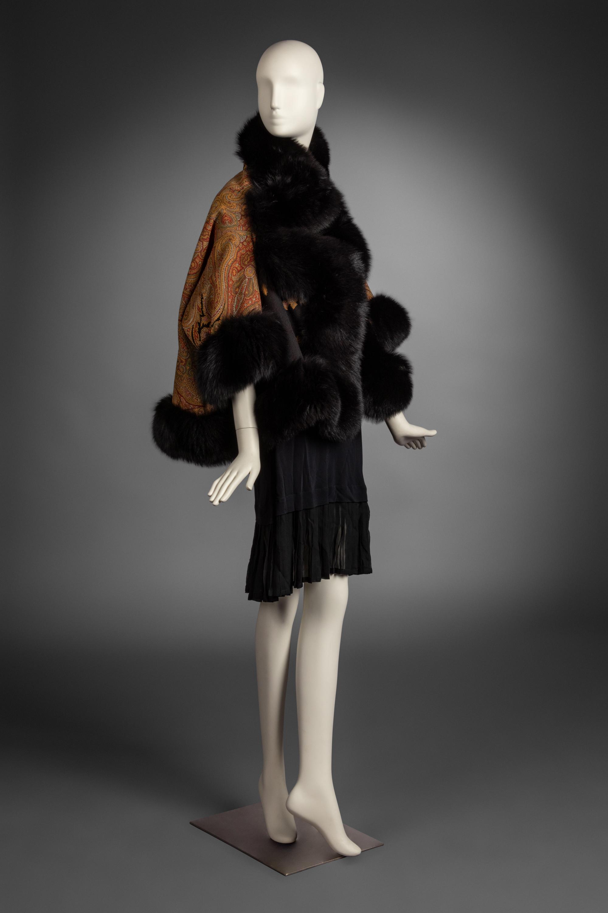 Ralph Rucci Fox Fur Trimmed Jacket