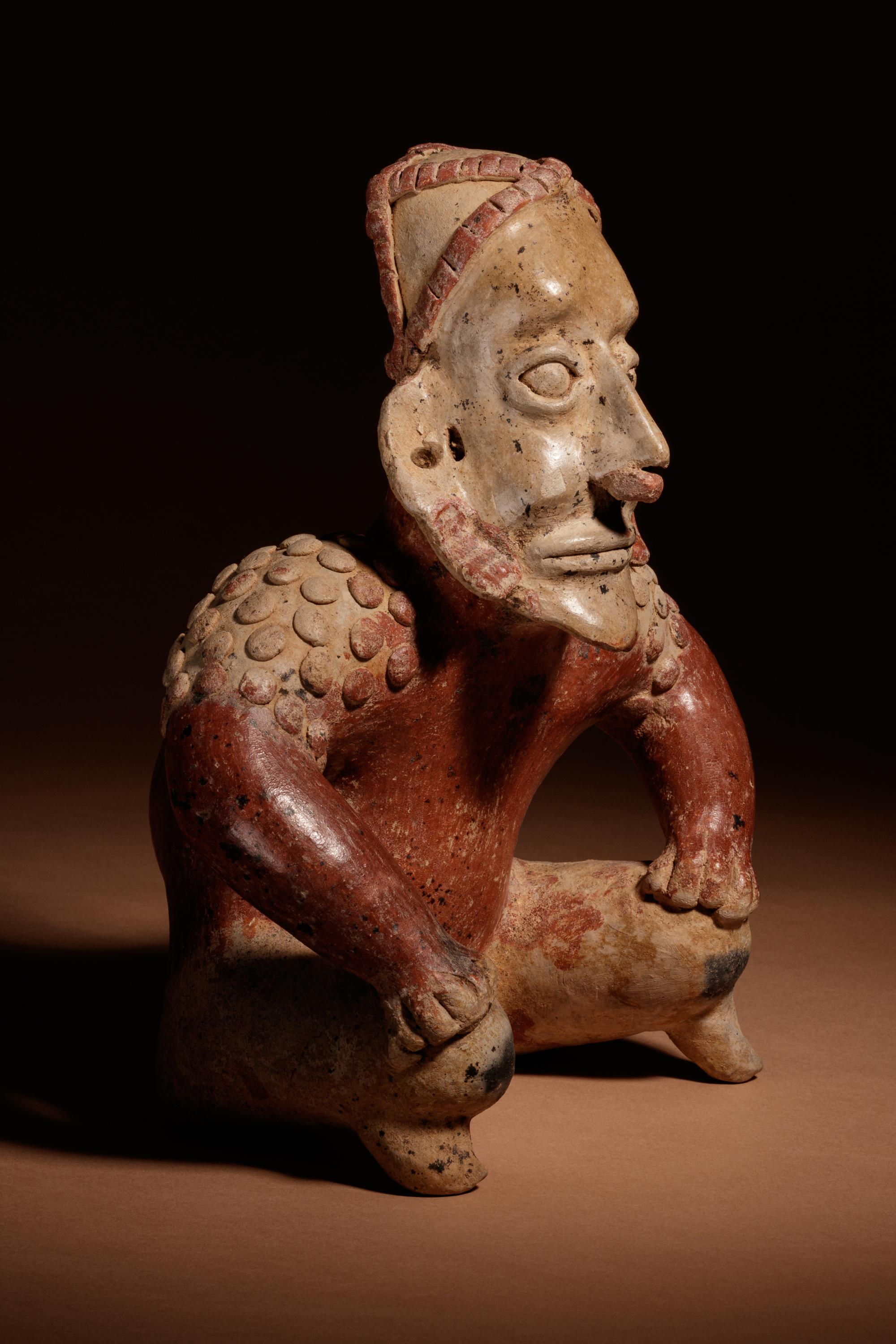 A Jalisco Hunchback Figure