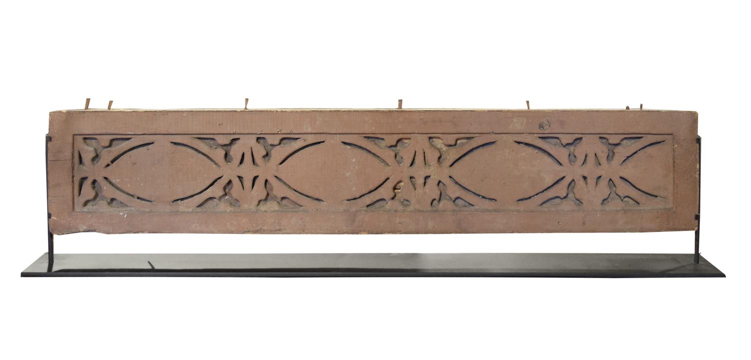 A Sullivan Designed Pine Panel from the James Charnley House by Adler & Sullivan 35" W x 3" D x 8.25" H — United States, 1892
