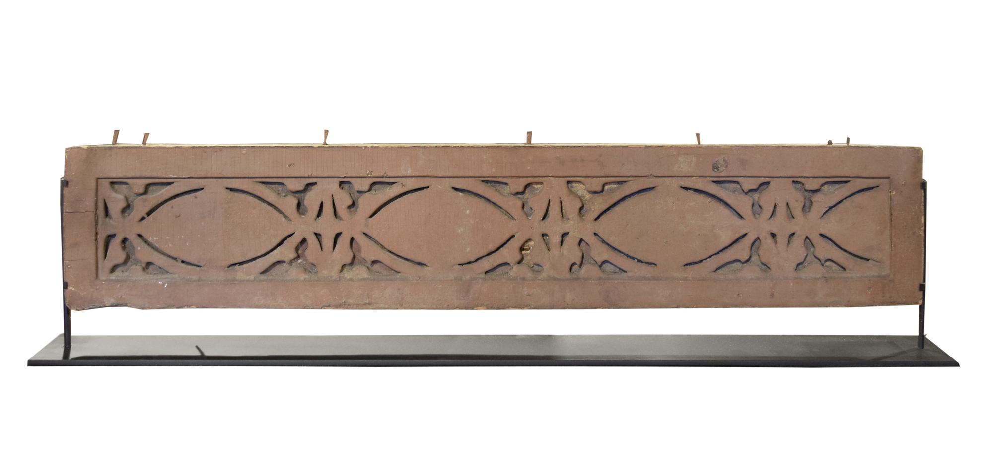 A Sullivan Designed Pine Panel from the James Charnley House by Adler & Sullivan 35" W x 3" D x 8.25" H — United States, 1892