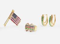A Collection of Yellow Gold and Gemstone Jewelry