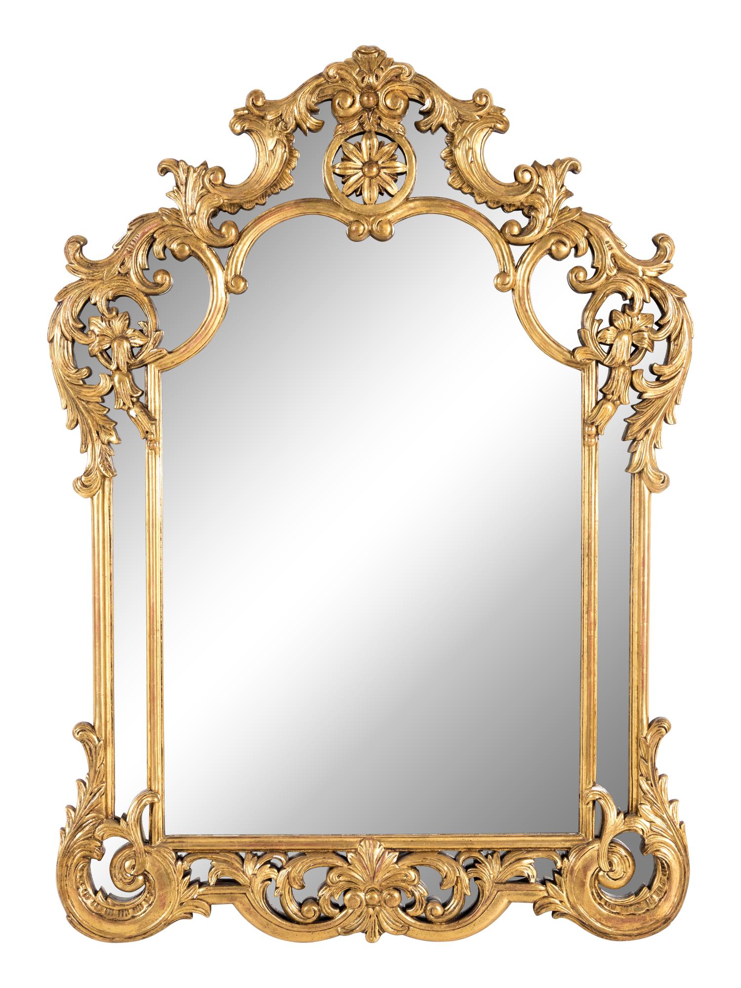 A Régence Style Giltwood Mirror