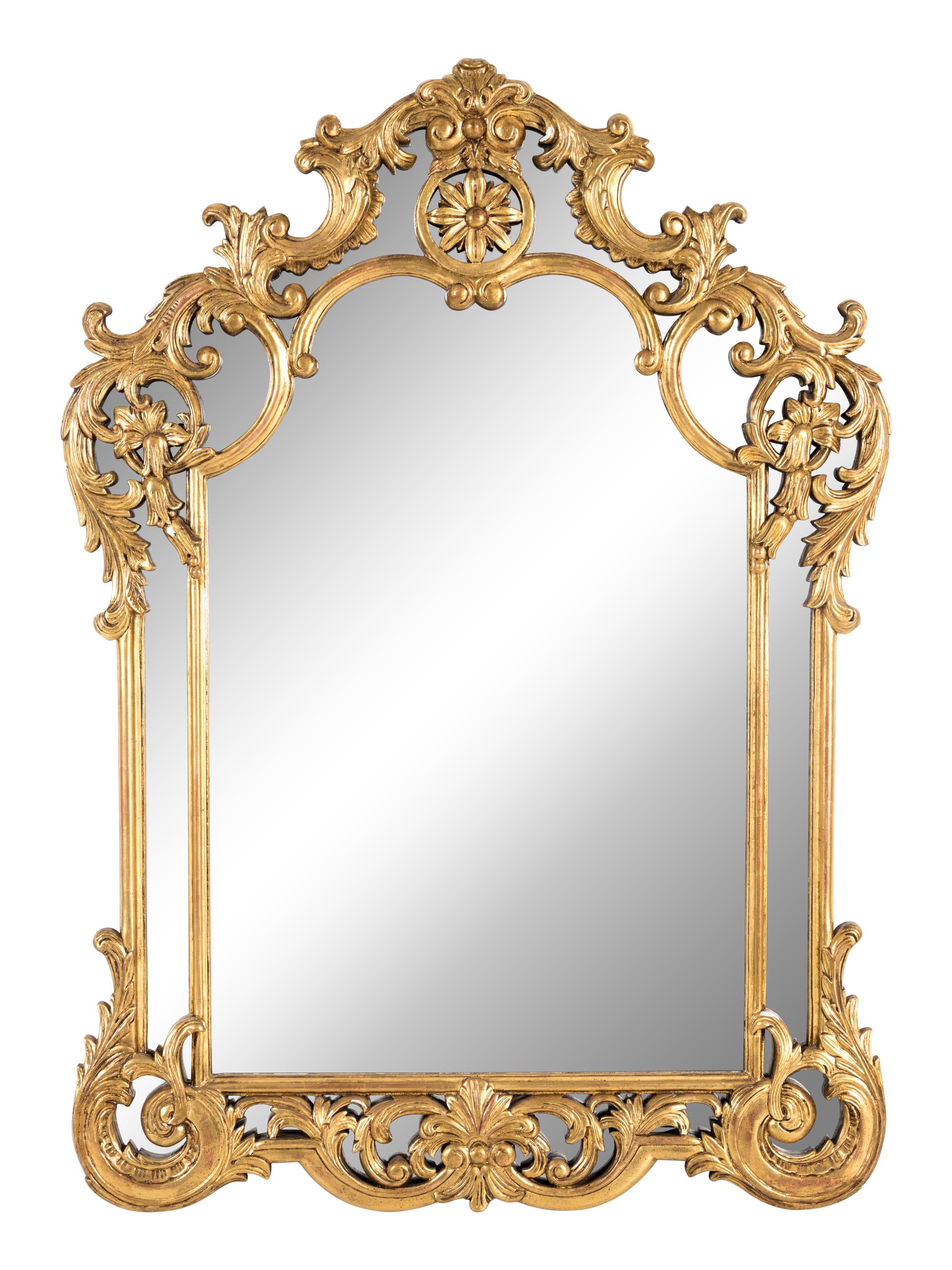 A Régence Style Giltwood Mirror