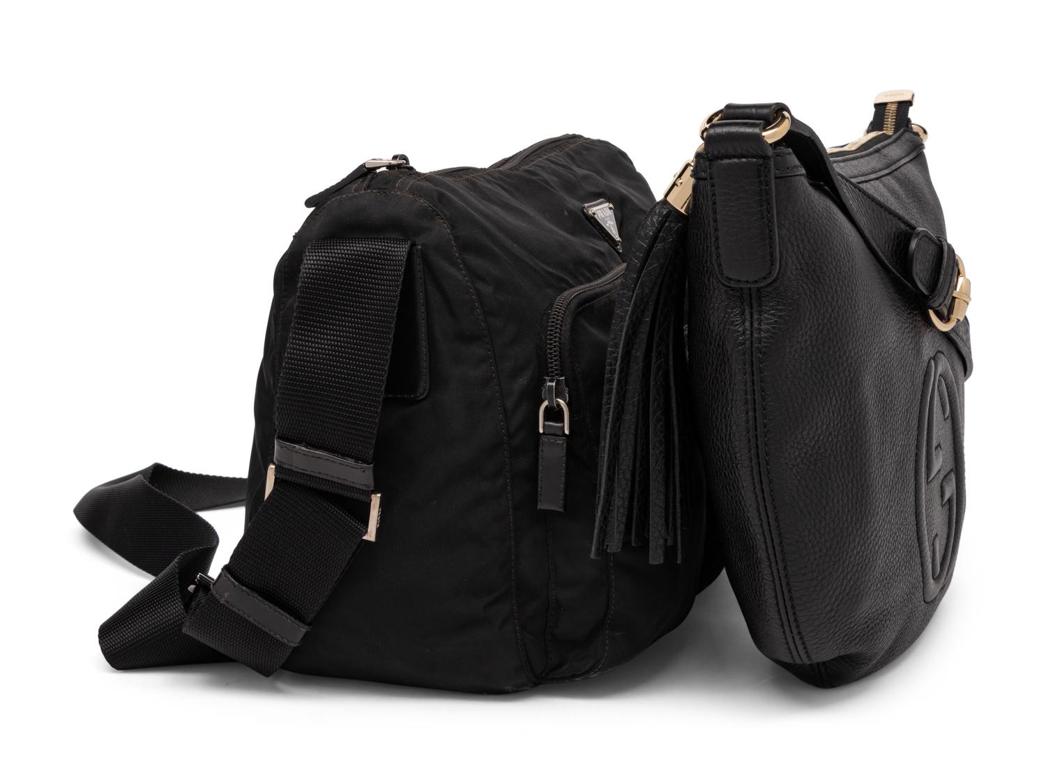 Prada and Gucci Shoulder Bags