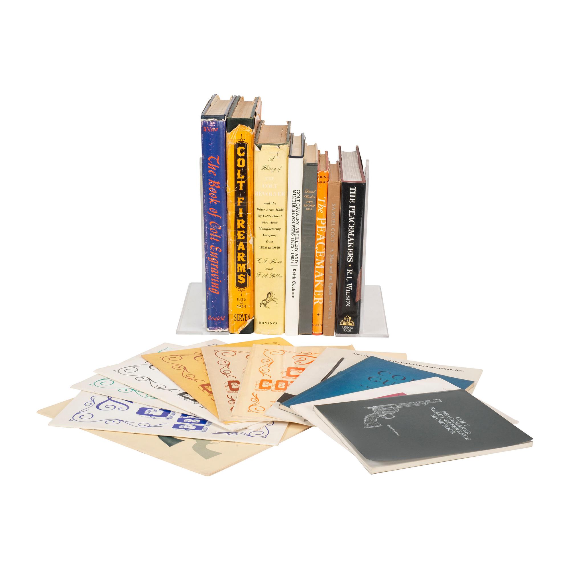Collection of Colt Firearms Reference Books