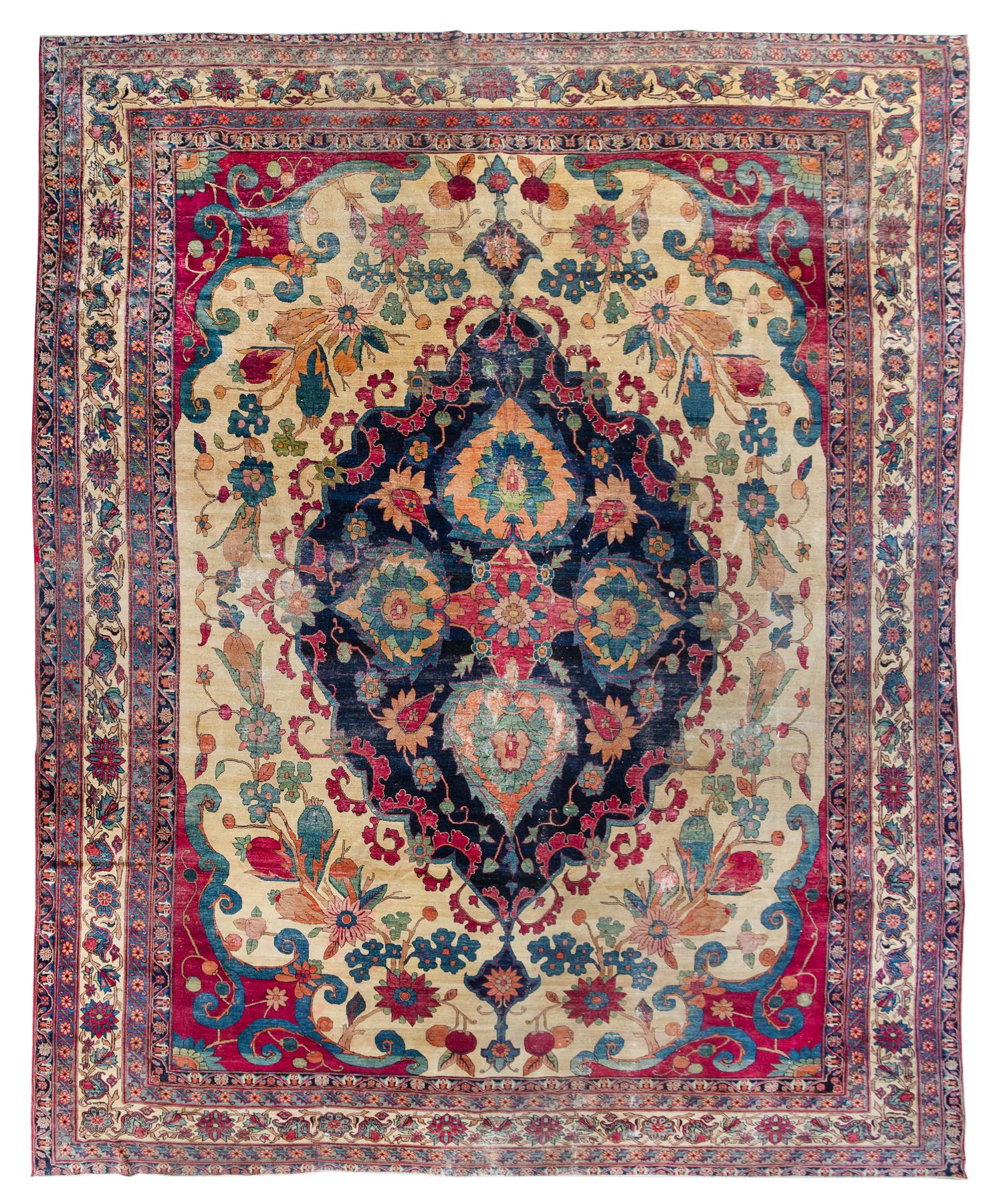 A Heriz Wool Rug