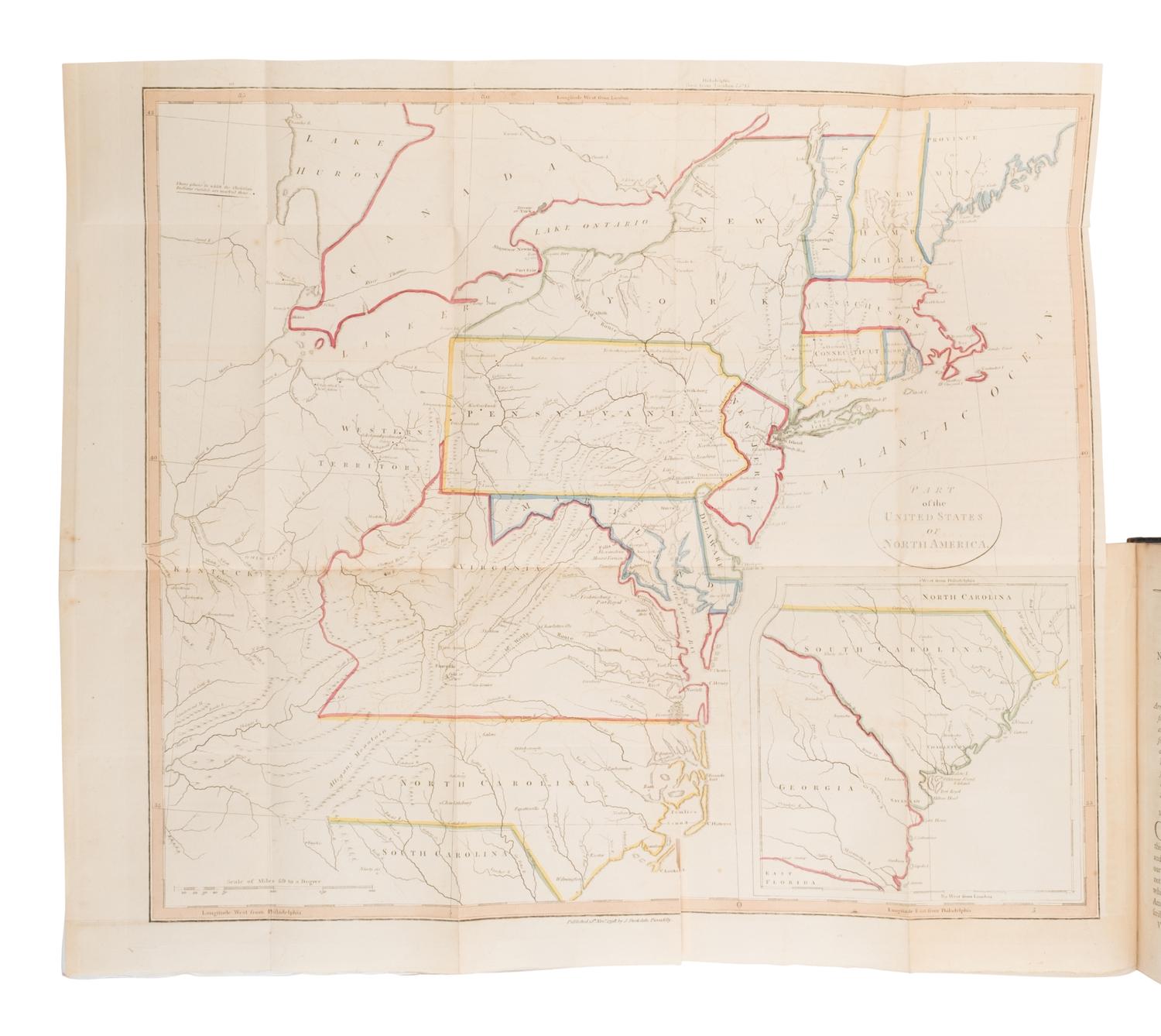 Weld, Isaac (1774-1856). Travels Through the States of North America . London: for John Stockdale, 1799.