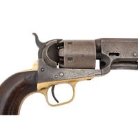 Mismatched Colt Navy with old GAR Tag Identifying the Gun to William Parsons - 2nd MA Infantry