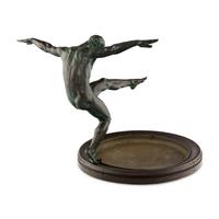 Eugène Désiré Piron (French, 1875-1928) — Faune à la grenouille