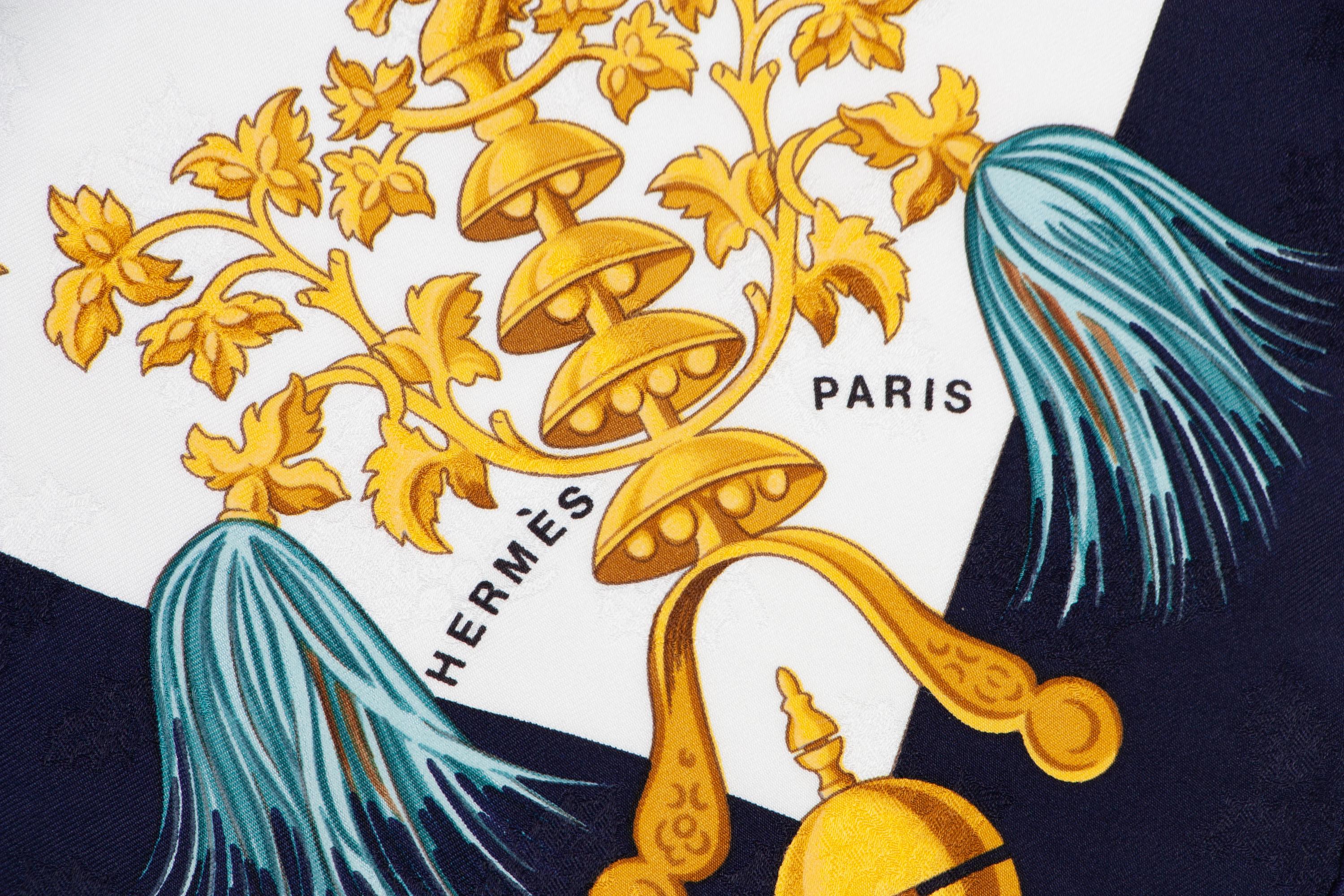 Three Hermès 90cm Silk Scarves