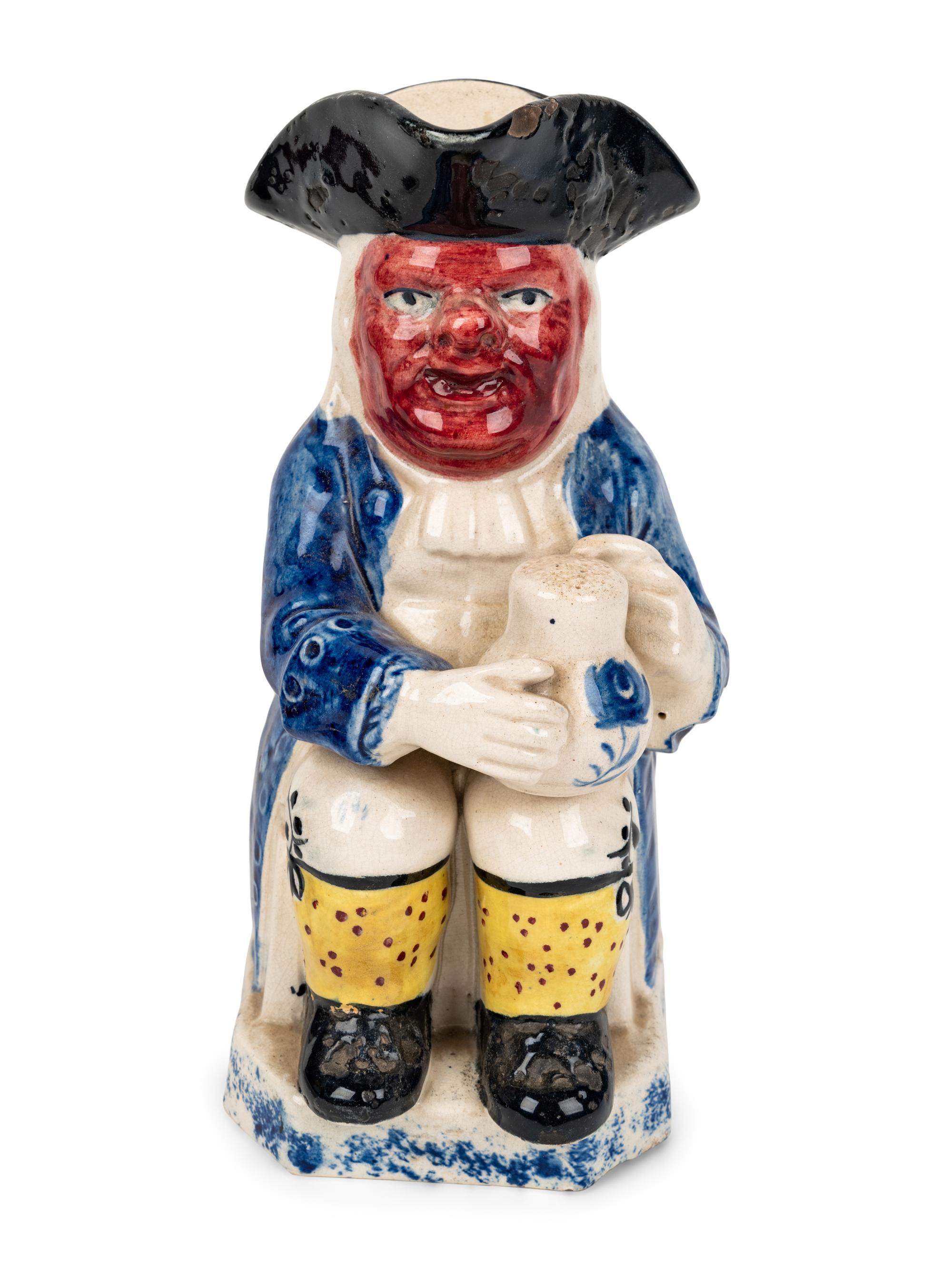 A Walton Pottery Toby Jug and Another Toby Jug