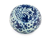A Blue and White Porcelain Covered Box