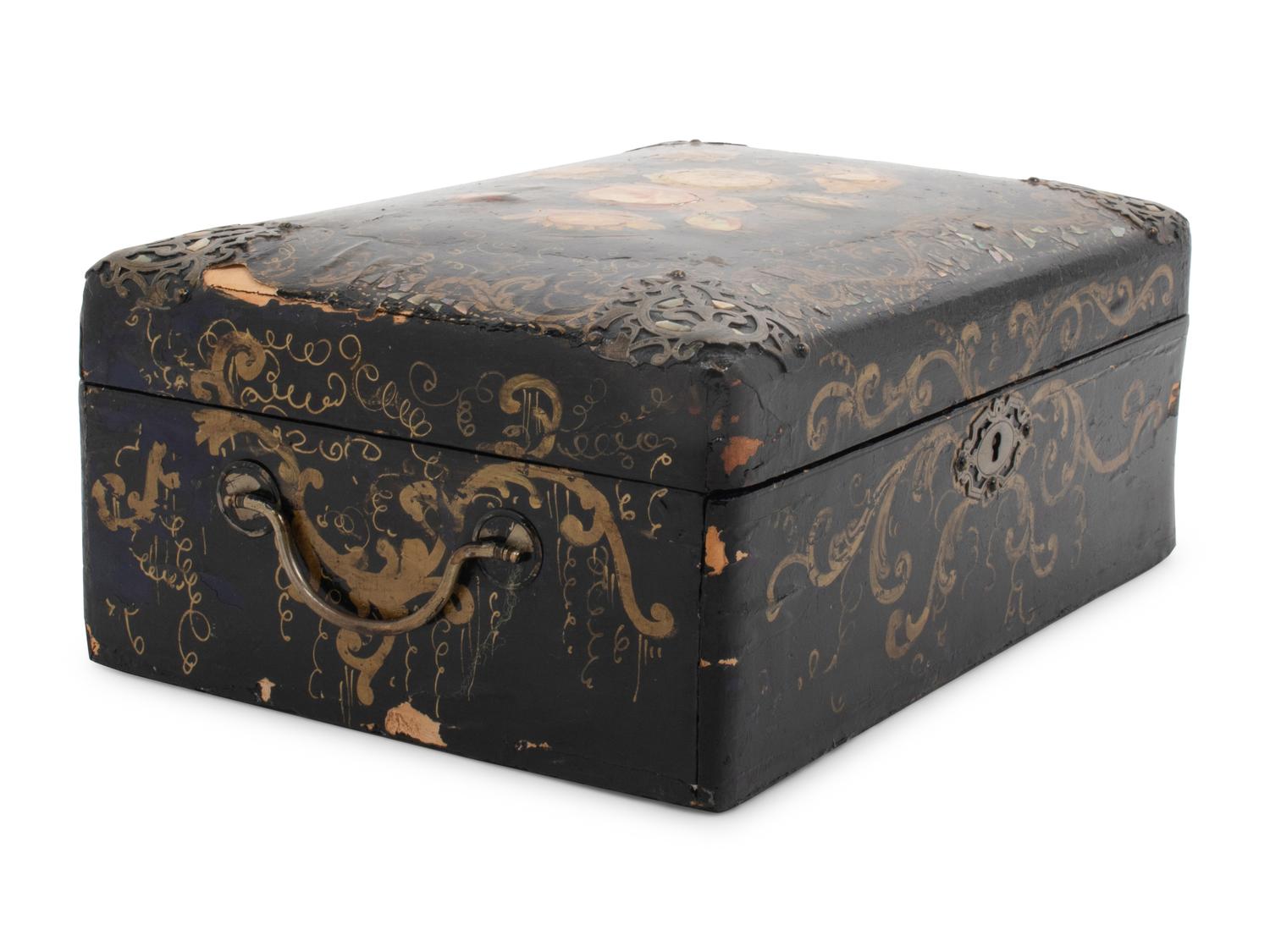 An English Jewelry Casket