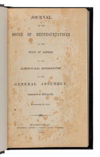 [Civil War - Georgia]. A group of 6 titles, comprising: