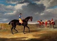 Lottery Going to the Start at Doncaster , 1830