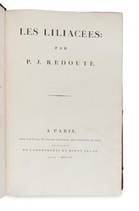 [NATURAL HISTORY]. REDOUTÉ, Pierre-Joseph (1759-1840). Les Liliacées . Paris: chez l'auteur, imprimerie de Didot jeune, 1802 [-1805].