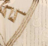 Fabrice Beaded Silk Chiffon Wrap Dress