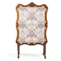 A Carved Victorian Fire Screen in Walnut