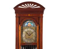 An American Mahogany Tall Case Clock
