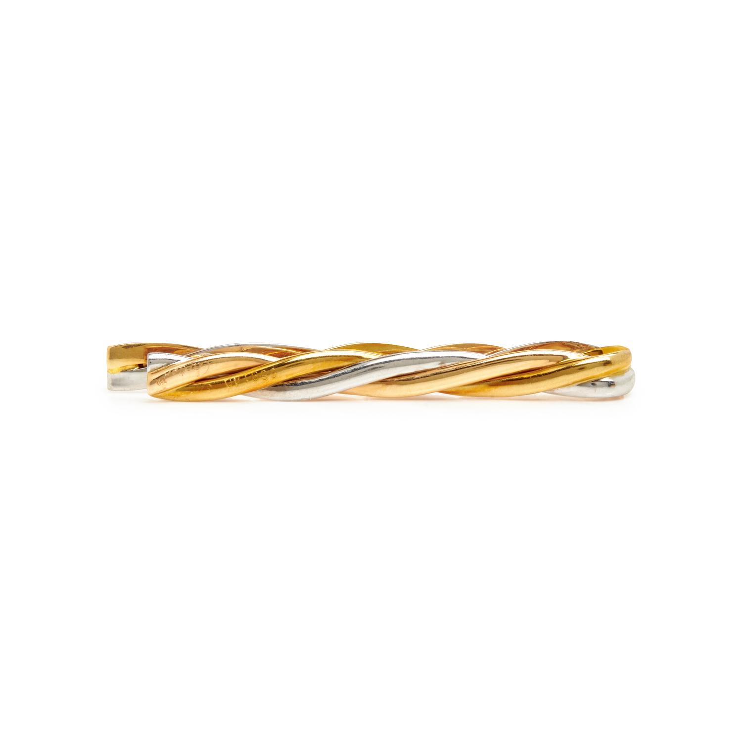 COLLECTION OF SIGNED YELLOW GOLD TIE BARS