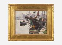 Anthony Thieme (American, 1888-1954) - Docked