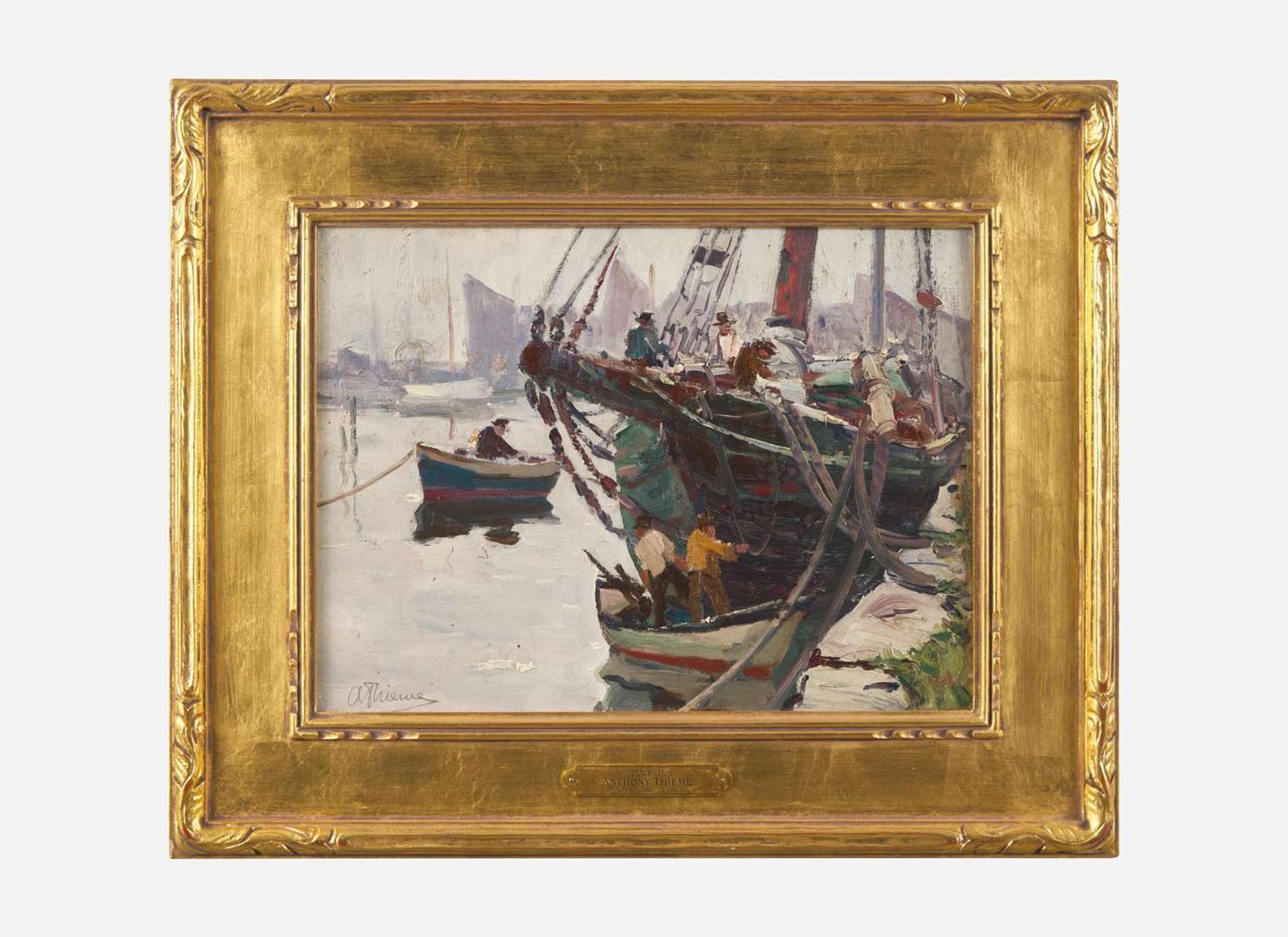 Anthony Thieme (American, 1888-1954) - Docked