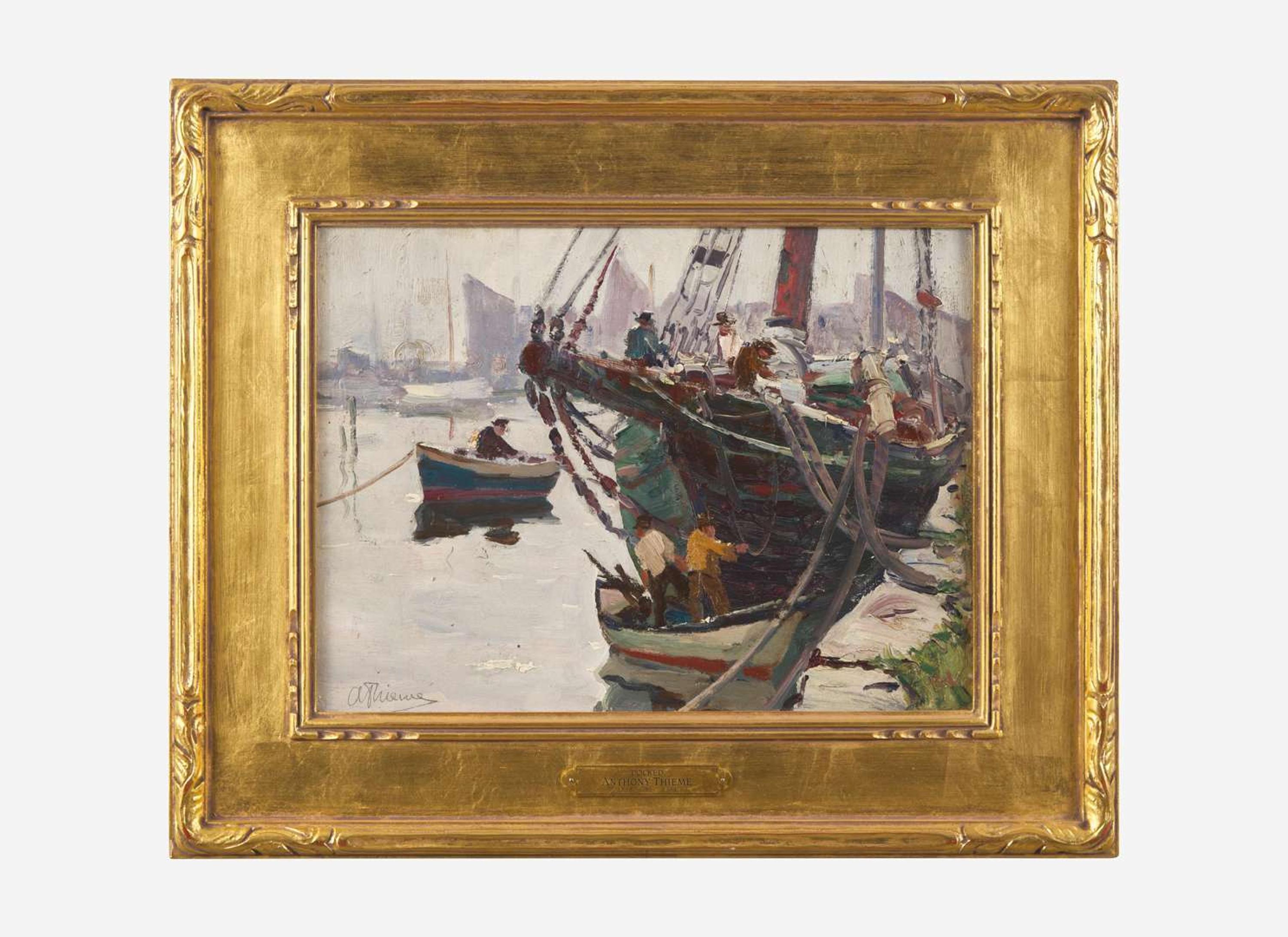 Anthony Thieme (American, 1888-1954) - Docked