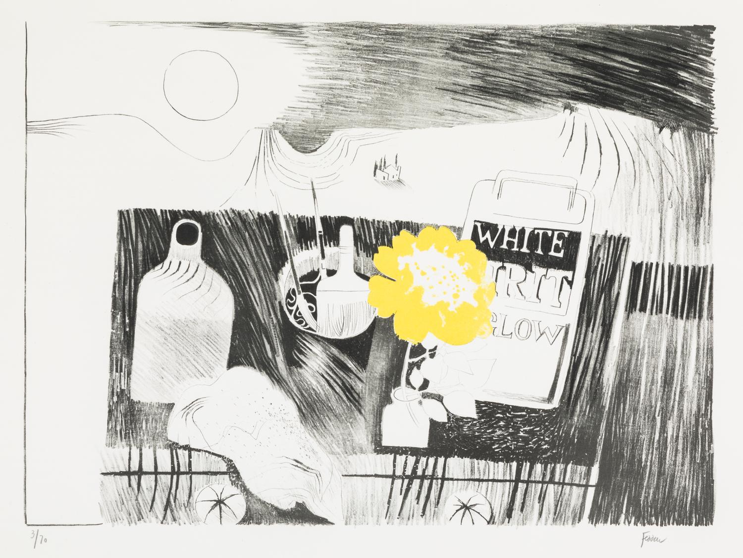 Mary Fedden, (English, 1915-2002), Etching Table, 1972