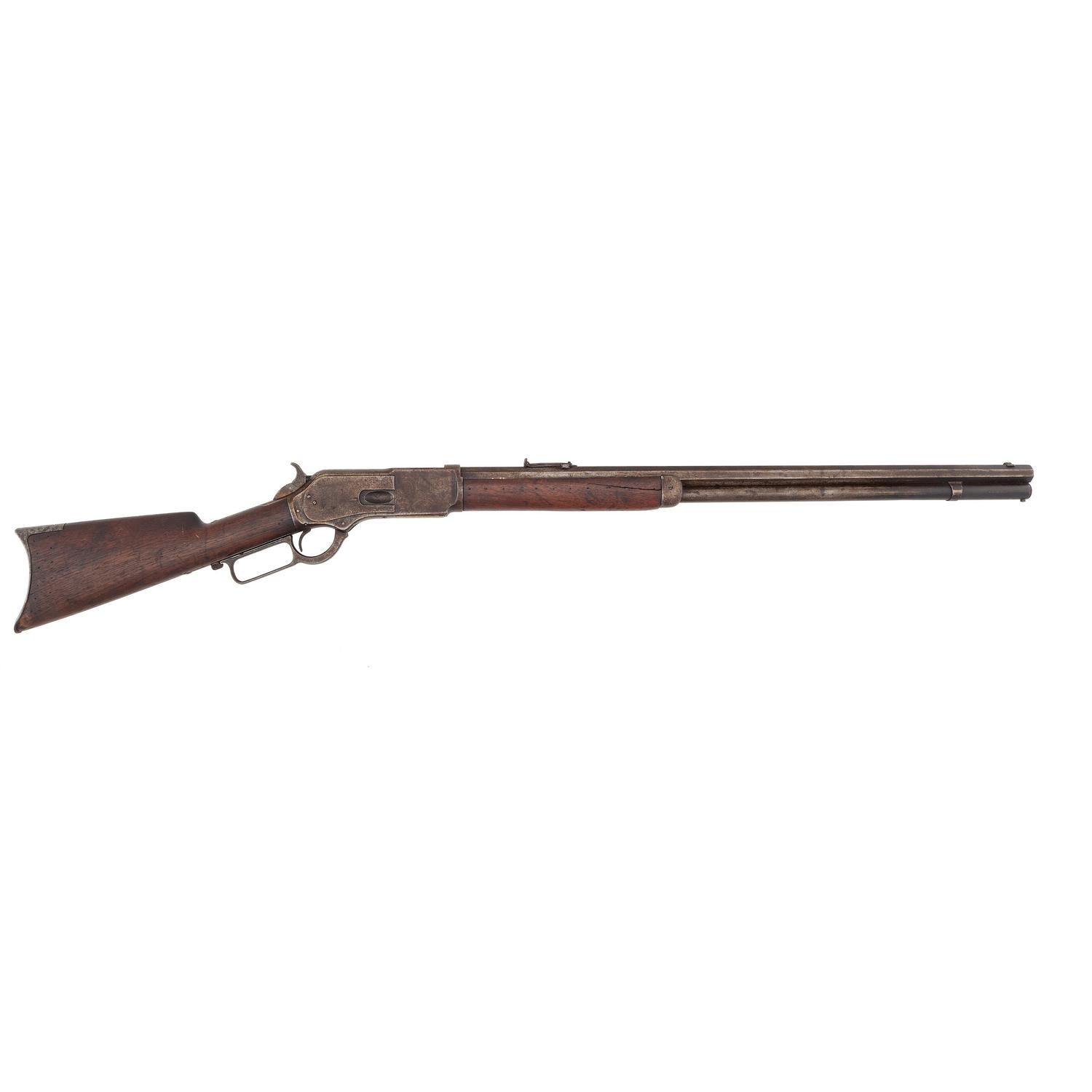 Winchester 1st Model 1876 Rifle #3536 Attributed to Having Been Taken from the Cabin of Sitting Bull on the Day of his Death