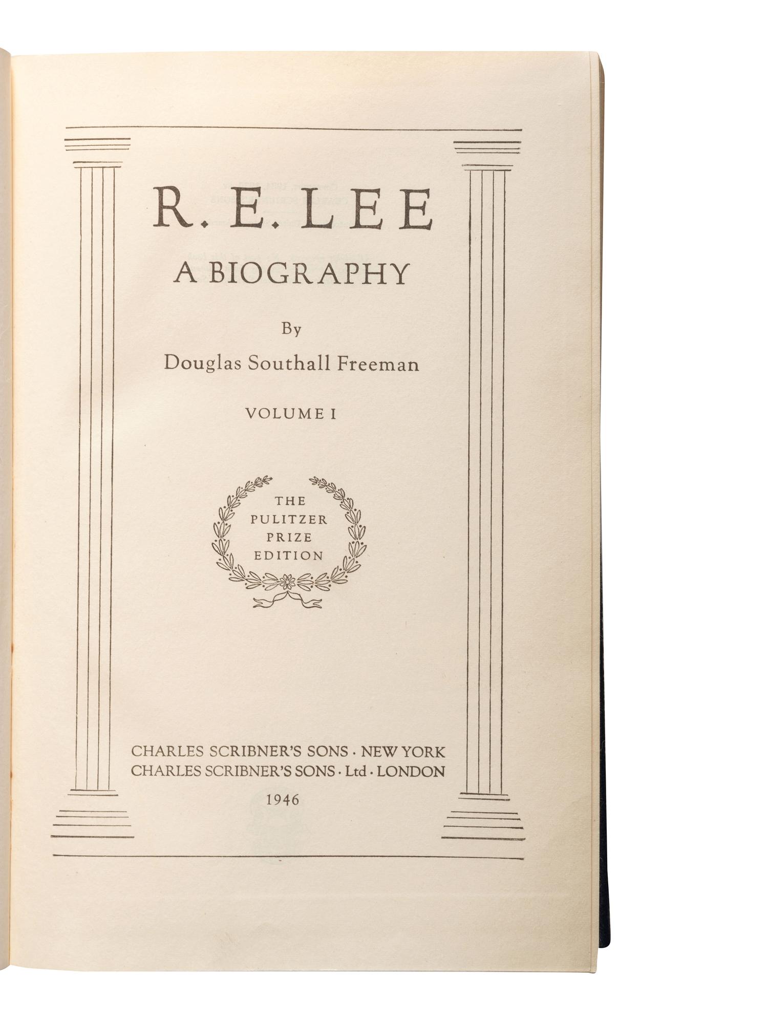 [ROBERT E. LEE]. A group of biographies about Robert E. Lee, comprising: