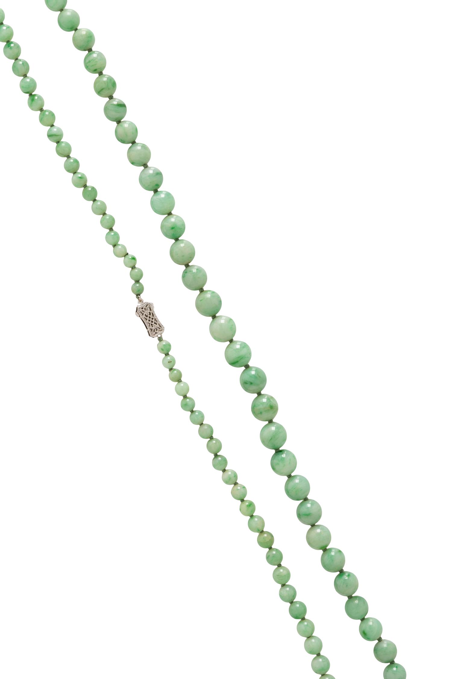 JADE BEADED NECKLACE