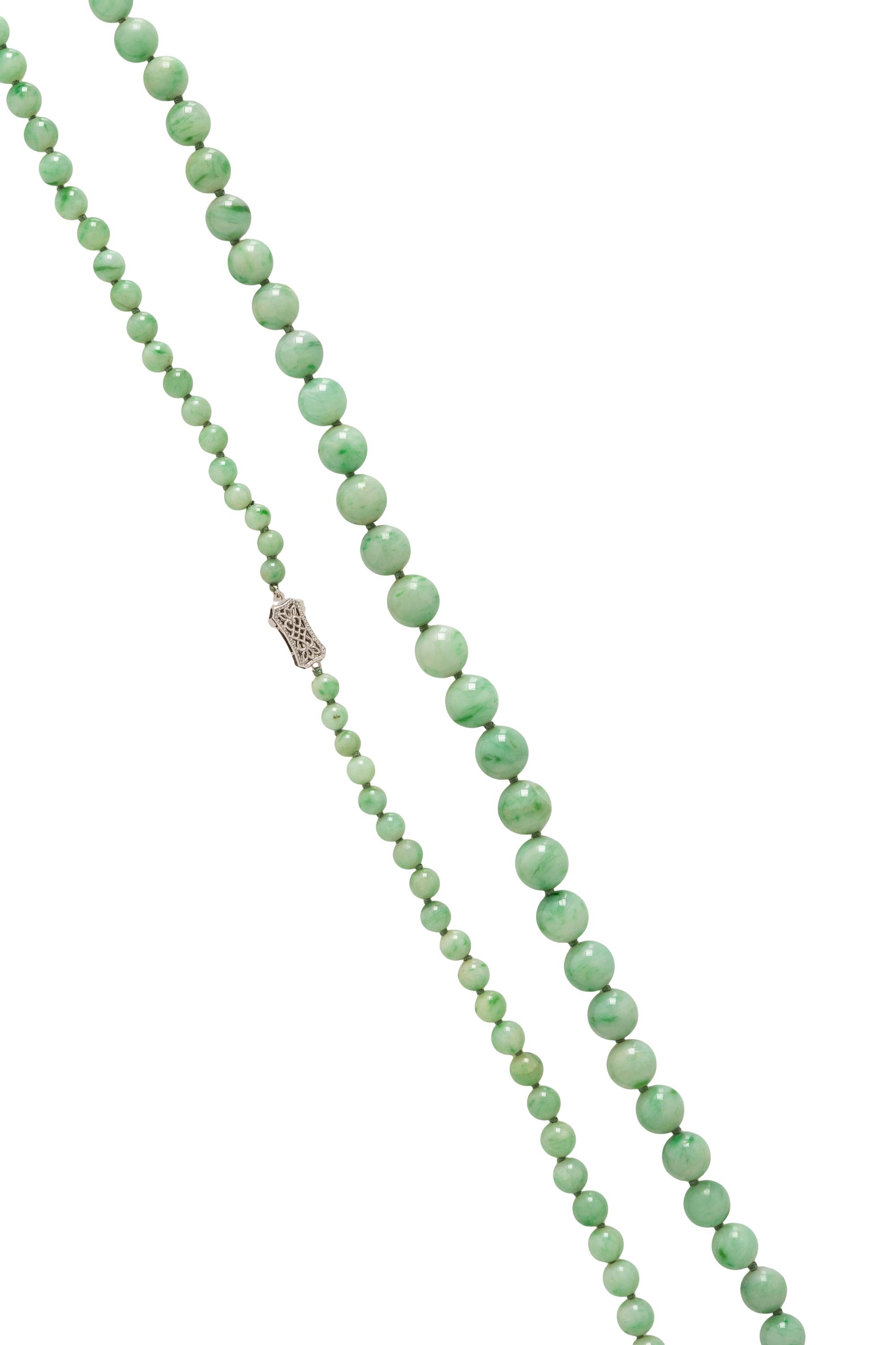 JADE BEADED NECKLACE