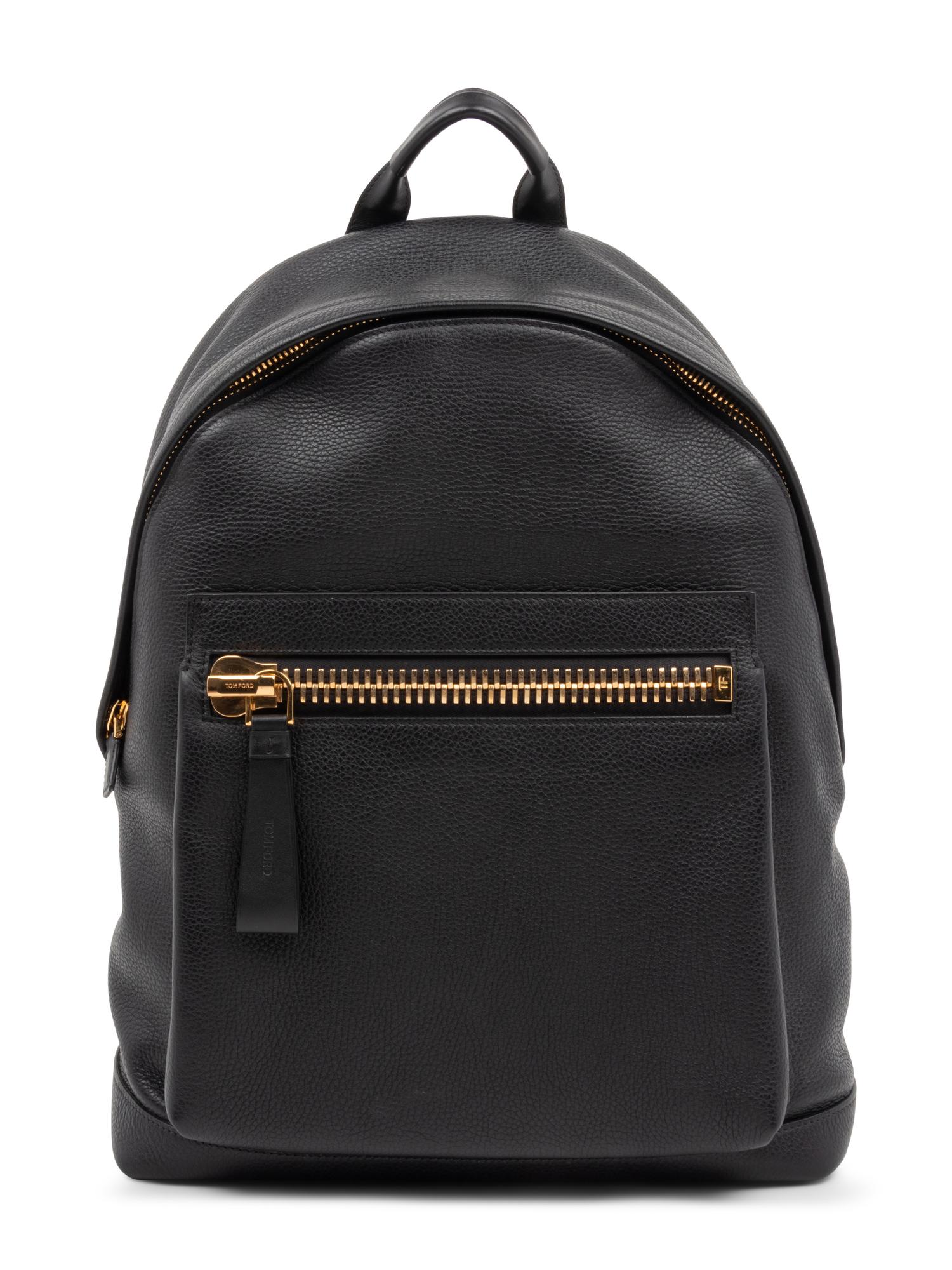 Tom Ford Buckley Backpack in Black Full Grain Leather, 2014