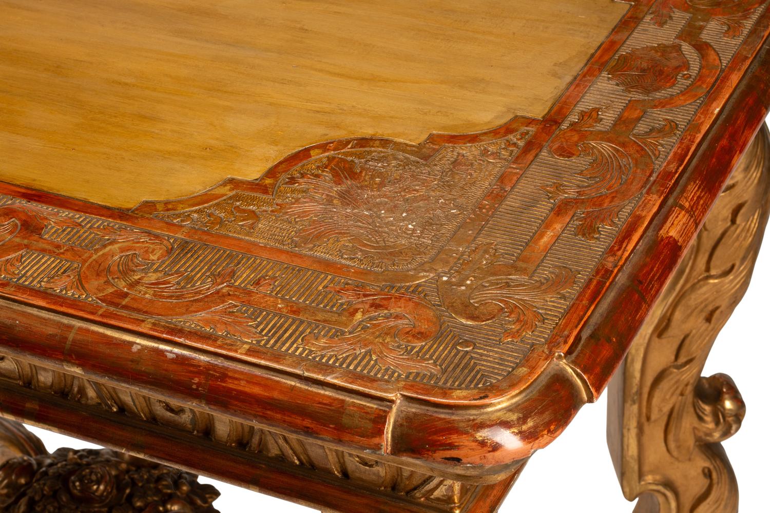 An English Giltwood Table