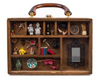 A Handled Display Box Box 7 x 10 1/2 inches.