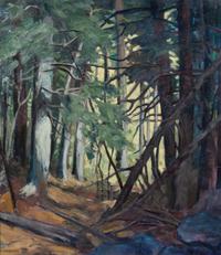 Tom Milbank, (Wisconsin, 20th century), Forest Landscape
