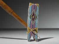 Crow Quirt, with Beaded Wrist Strap