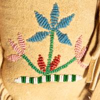 Sioux Beaded Three-Sided Bag