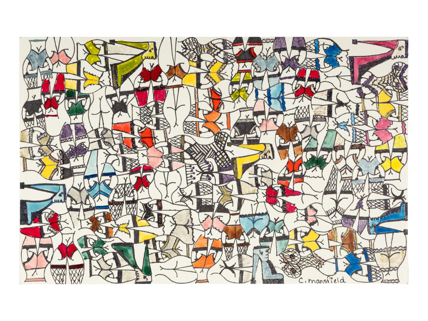 Untitled (Butts and Busts) (two works)