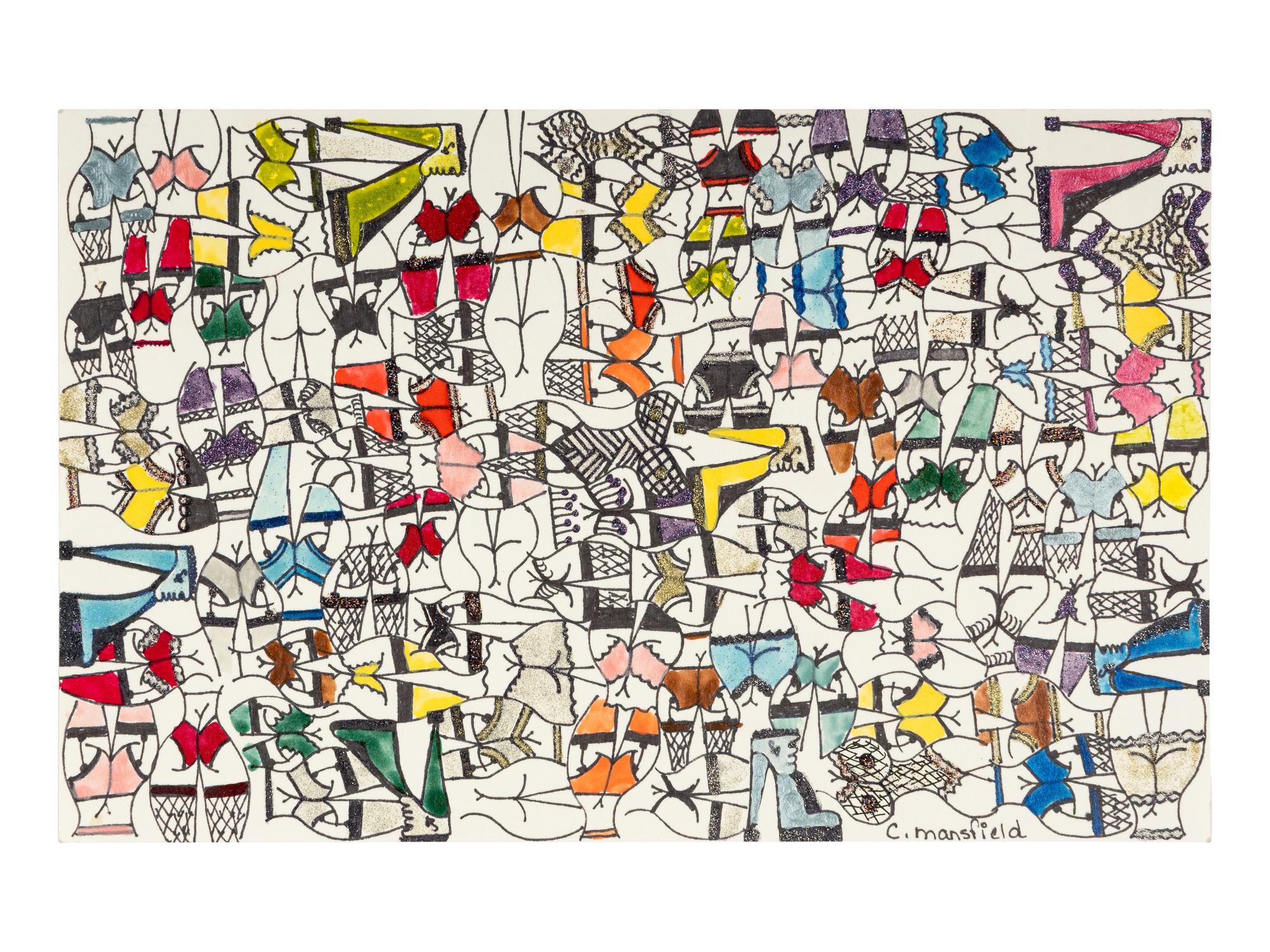Untitled (Butts and Busts) (two works)